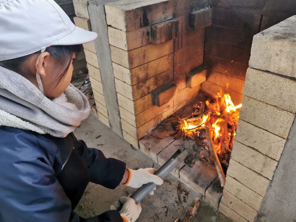 火おこし体験